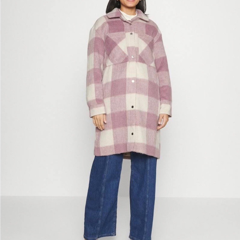 Abercrombie & Fitch Long Shacket Coat